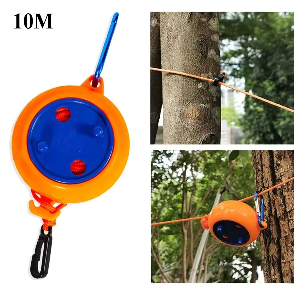 Camping Cooking Container - 1 adet 10M çamaşır ipi çamaşır