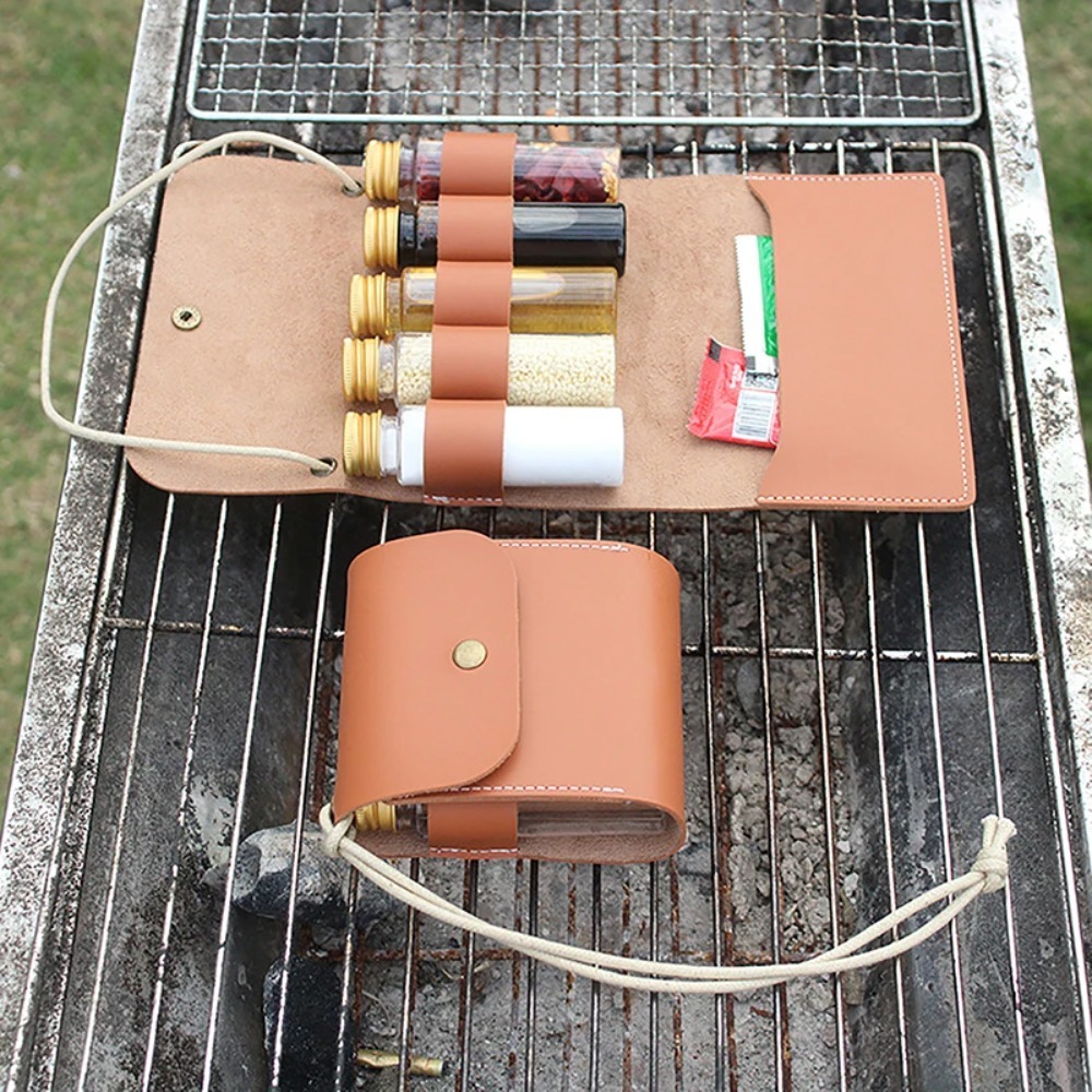 Camping Cooking Container - Açık Kamp Baharat Şişesi Seti Taşınabilir
