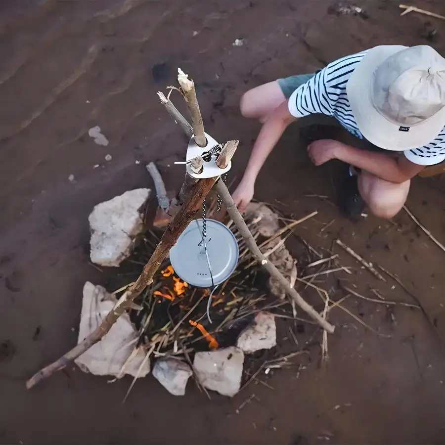 Paslanmaz Çelik Taşınabilir Ka - Camping Hiking Cooking incelemesi ve fiyatı